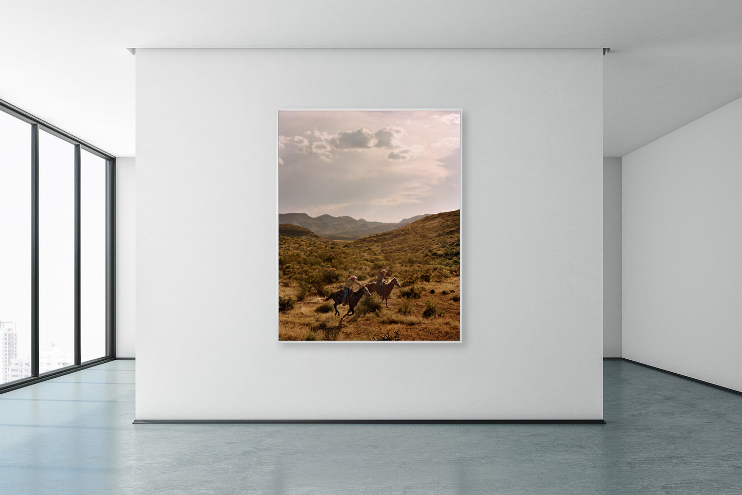 Two Marfa Cowboys (Vertical)