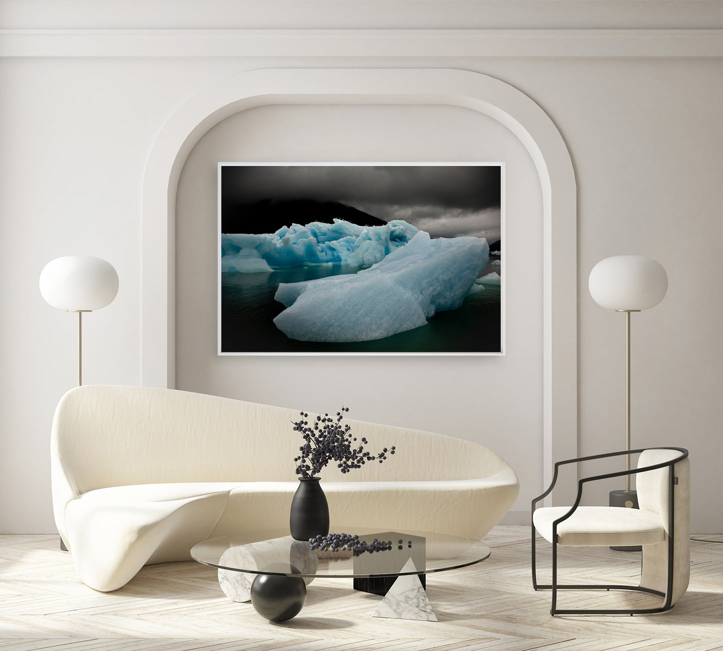 Icebergs and Seagulls, Alaska