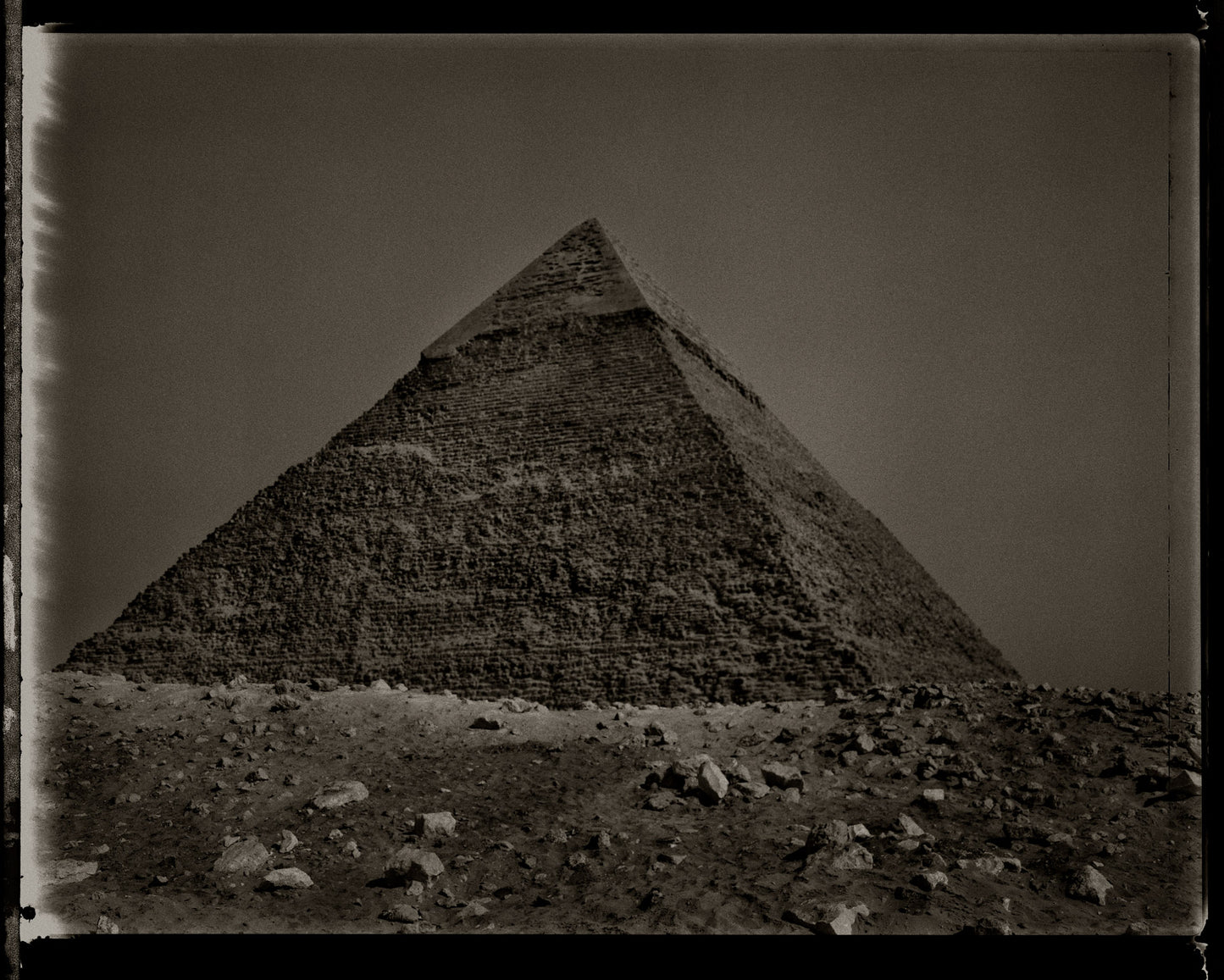 Pyramid with Rocks I