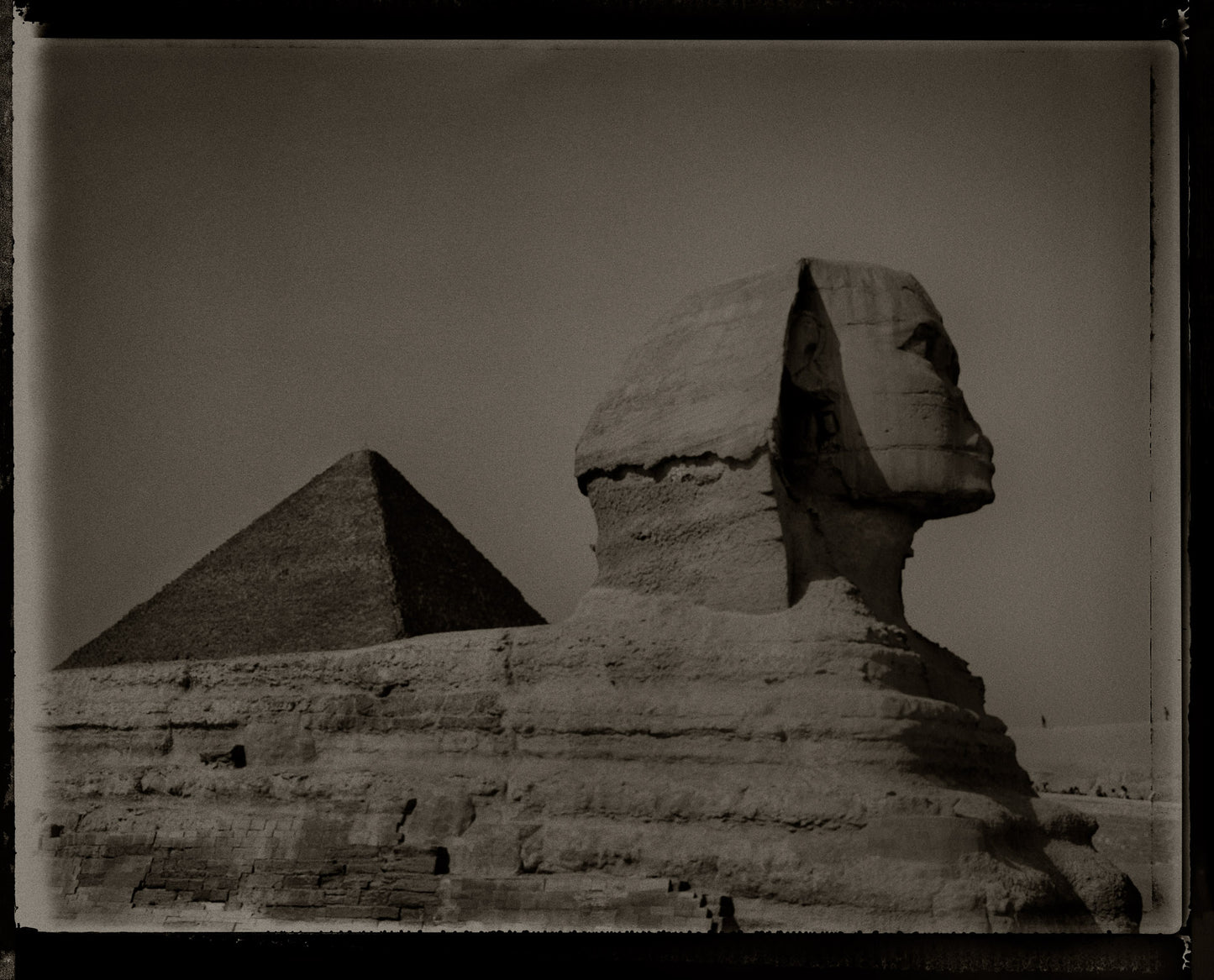 Sphinx With Pyramid