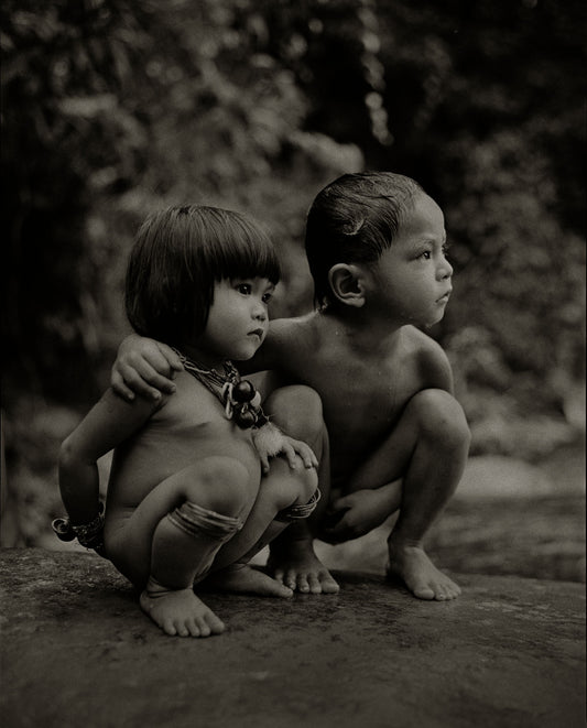 Penan Kids by the River, Sarawak